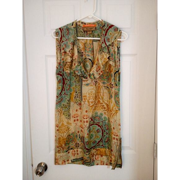 Women's Karen Zambos 100% Silk Dress Size Small - Picture 2 of 6